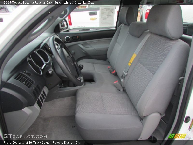 Super White / Graphite Gray 2005 Toyota Tacoma Regular Cab