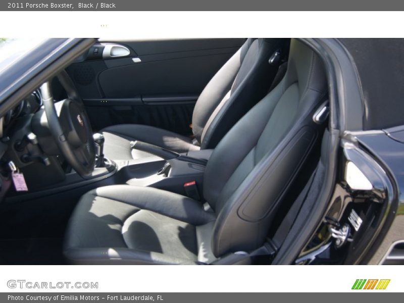 Black / Black 2011 Porsche Boxster