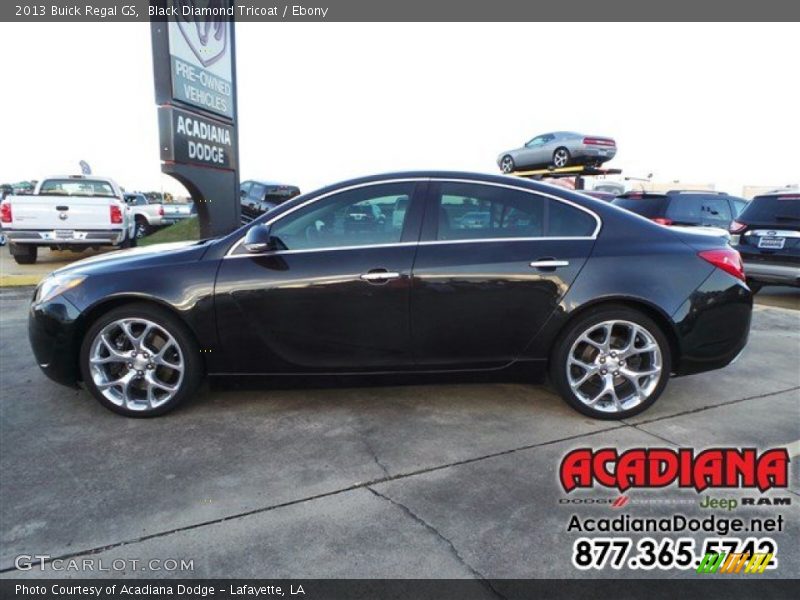 Black Diamond Tricoat / Ebony 2013 Buick Regal GS
