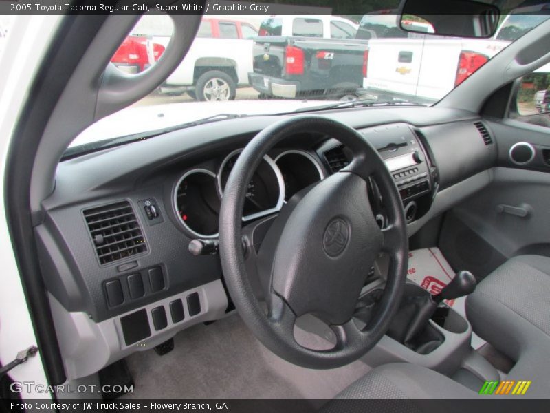 Super White / Graphite Gray 2005 Toyota Tacoma Regular Cab