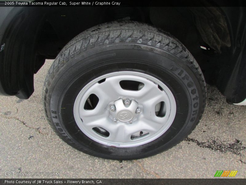 Super White / Graphite Gray 2005 Toyota Tacoma Regular Cab