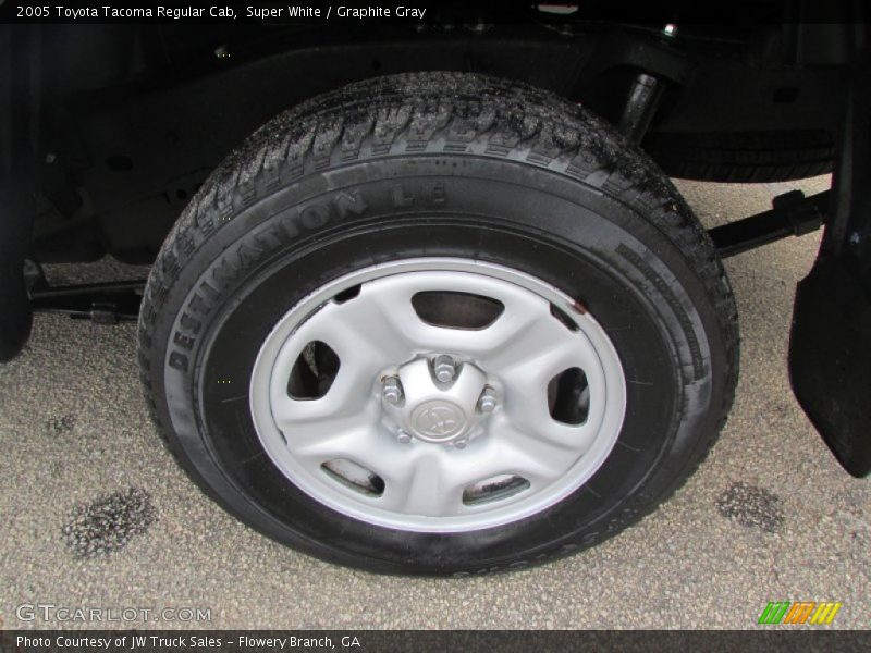 Super White / Graphite Gray 2005 Toyota Tacoma Regular Cab