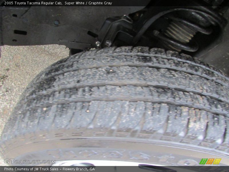 Super White / Graphite Gray 2005 Toyota Tacoma Regular Cab