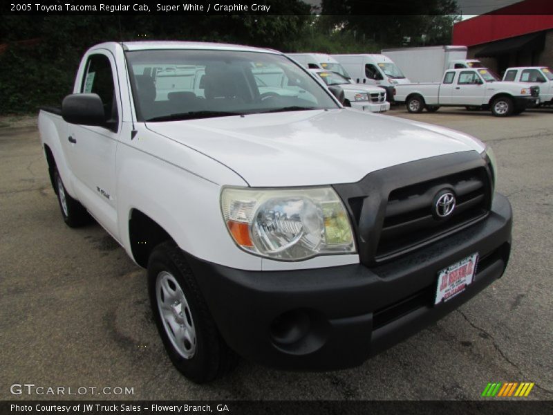 Super White / Graphite Gray 2005 Toyota Tacoma Regular Cab
