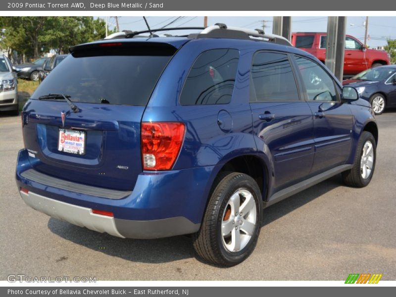 Deep Blue Metallic / Sand 2009 Pontiac Torrent AWD