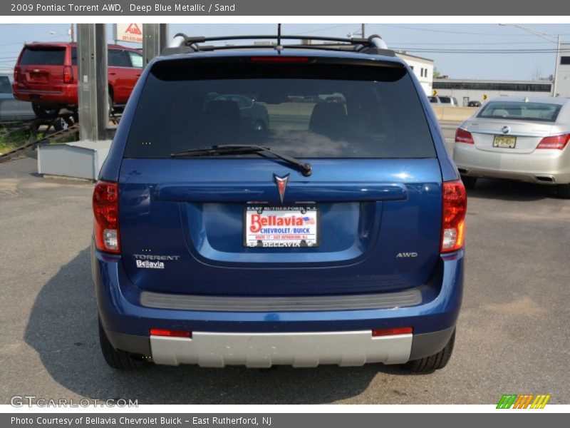 Deep Blue Metallic / Sand 2009 Pontiac Torrent AWD