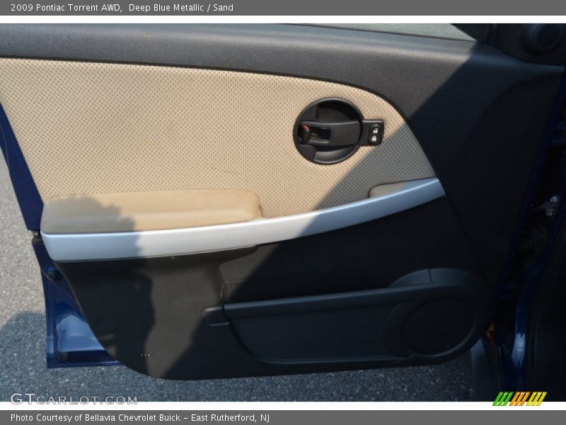 Deep Blue Metallic / Sand 2009 Pontiac Torrent AWD