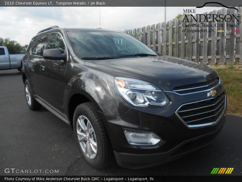 Tungsten Metallic / Jet Black 2016 Chevrolet Equinox LT