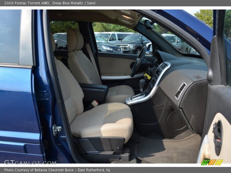 Deep Blue Metallic / Sand 2009 Pontiac Torrent AWD