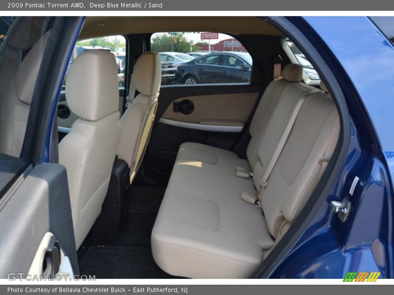Deep Blue Metallic / Sand 2009 Pontiac Torrent AWD