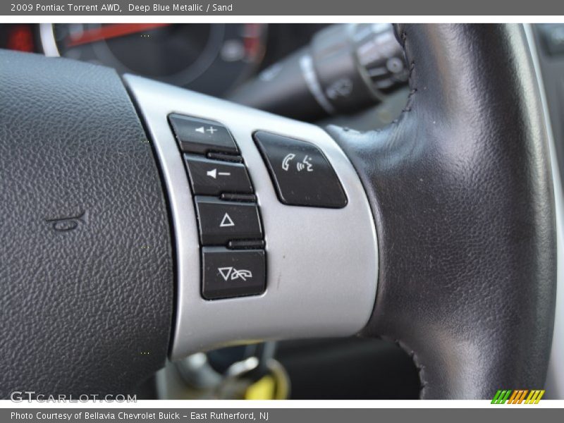 Deep Blue Metallic / Sand 2009 Pontiac Torrent AWD