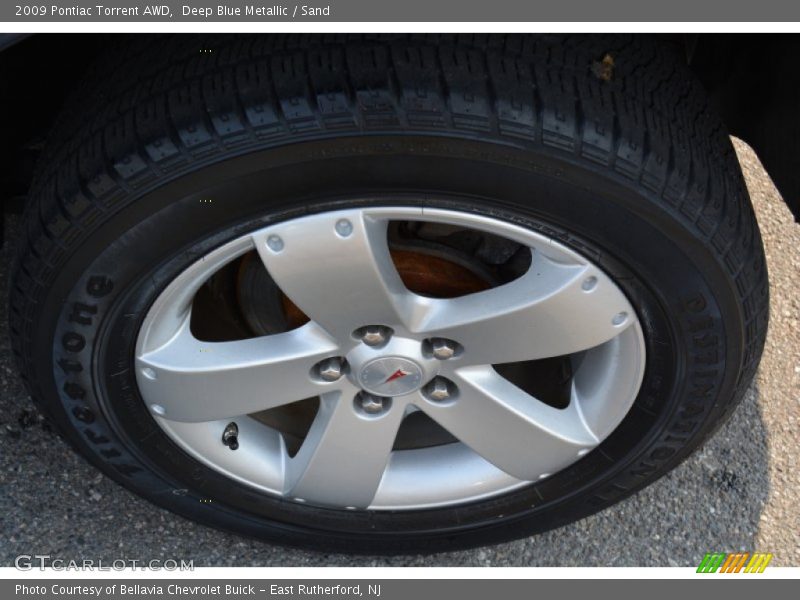 Deep Blue Metallic / Sand 2009 Pontiac Torrent AWD