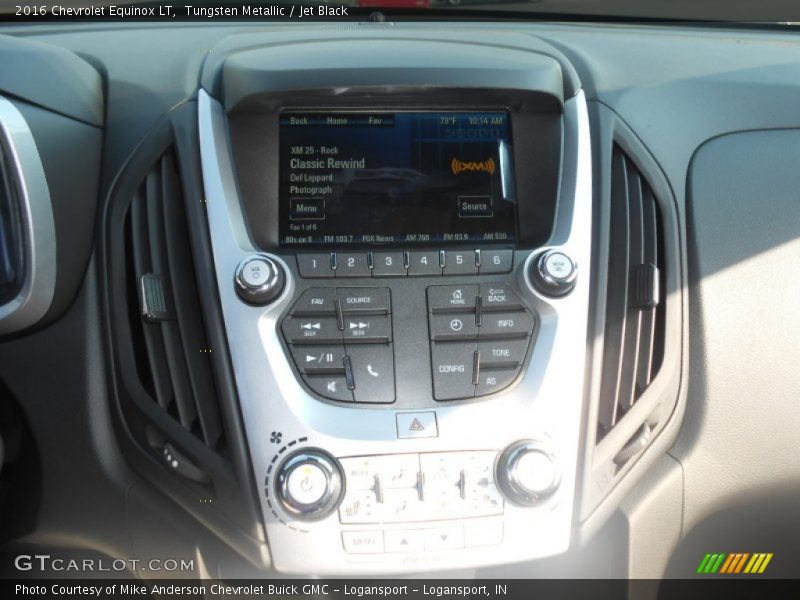 Tungsten Metallic / Jet Black 2016 Chevrolet Equinox LT