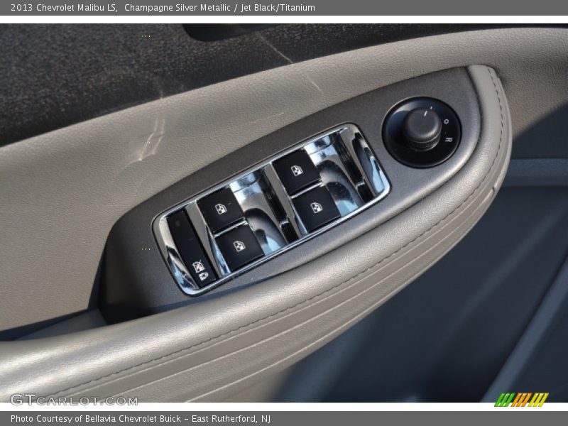 Champagne Silver Metallic / Jet Black/Titanium 2013 Chevrolet Malibu LS