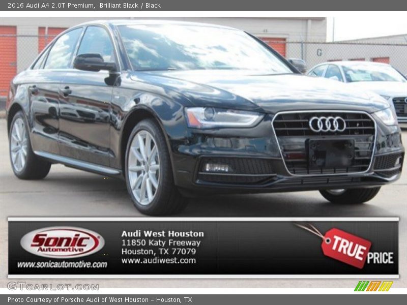 Brilliant Black / Black 2016 Audi A4 2.0T Premium