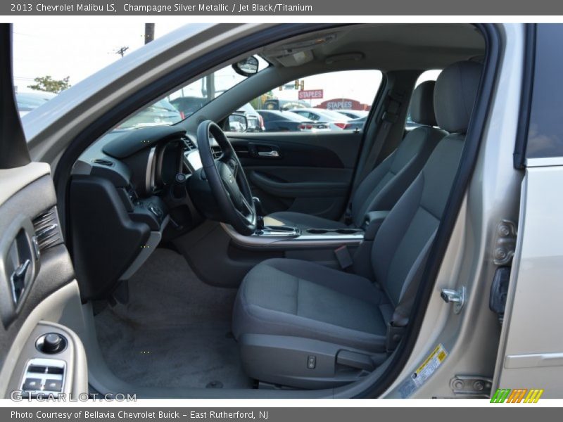 Champagne Silver Metallic / Jet Black/Titanium 2013 Chevrolet Malibu LS