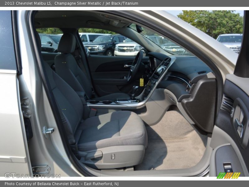 Champagne Silver Metallic / Jet Black/Titanium 2013 Chevrolet Malibu LS
