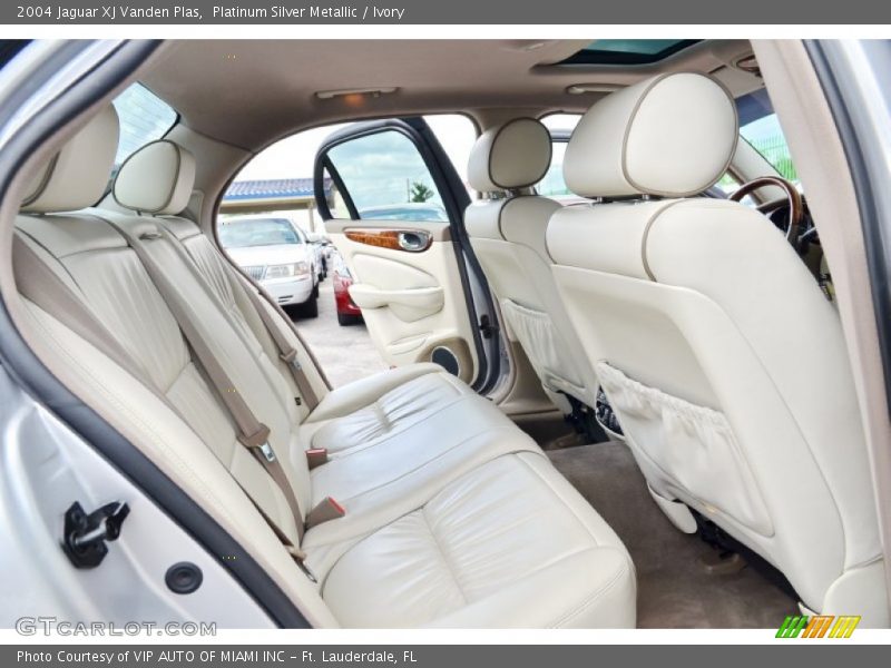 Rear Seat of 2004 XJ Vanden Plas