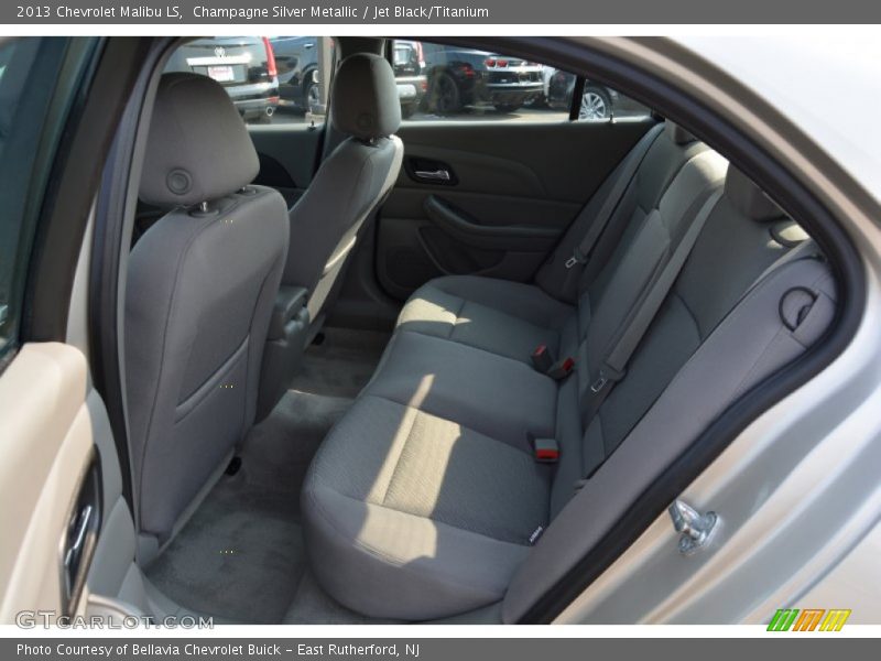 Champagne Silver Metallic / Jet Black/Titanium 2013 Chevrolet Malibu LS