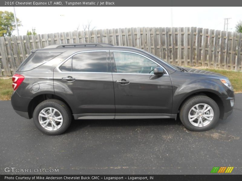 Tungsten Metallic / Jet Black 2016 Chevrolet Equinox LT AWD