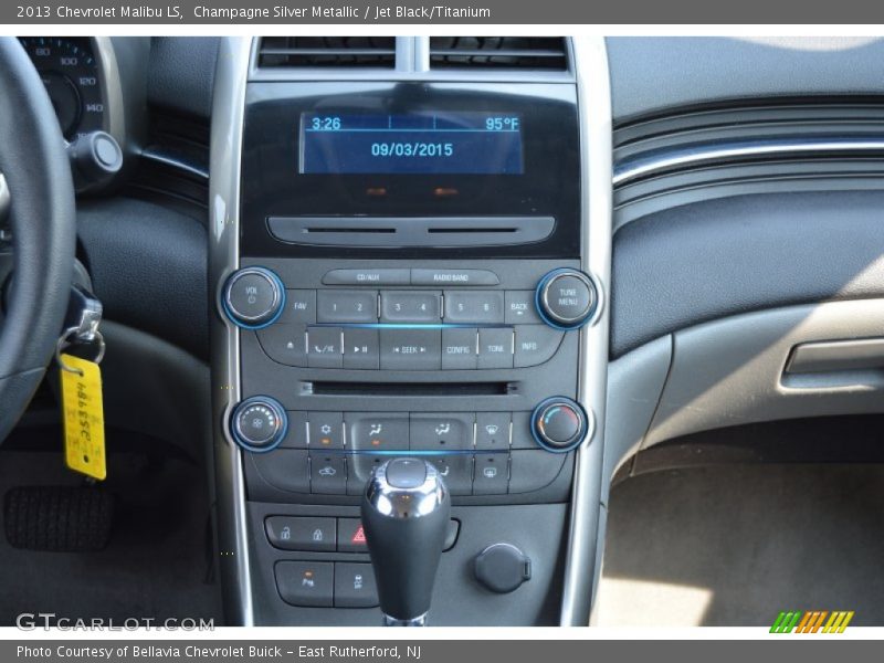 Champagne Silver Metallic / Jet Black/Titanium 2013 Chevrolet Malibu LS