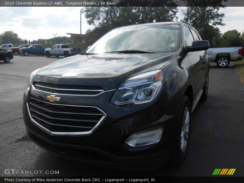 Tungsten Metallic / Jet Black 2016 Chevrolet Equinox LT AWD