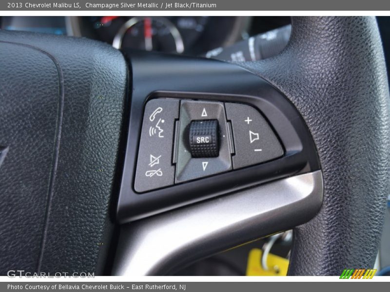 Champagne Silver Metallic / Jet Black/Titanium 2013 Chevrolet Malibu LS