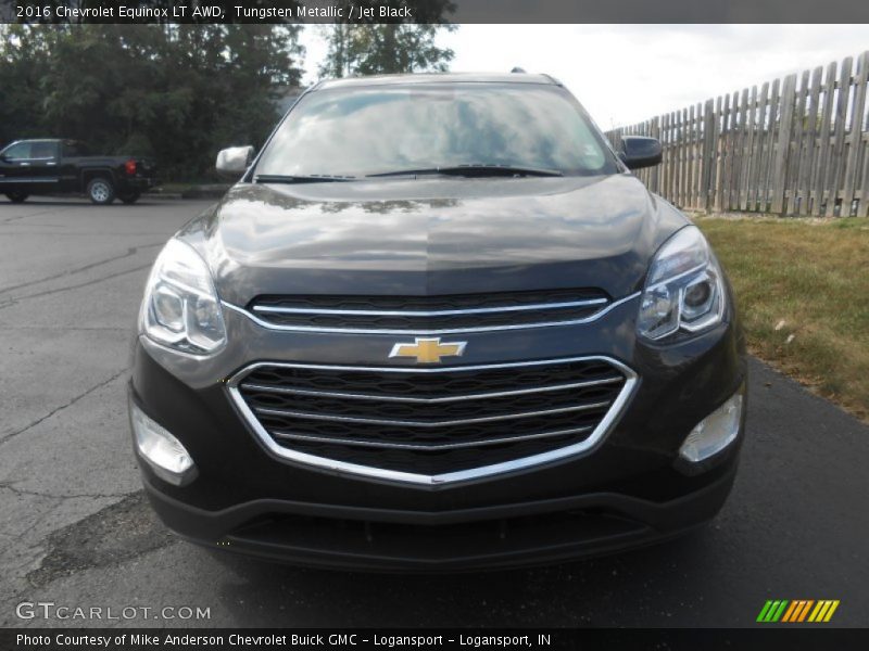 Tungsten Metallic / Jet Black 2016 Chevrolet Equinox LT AWD