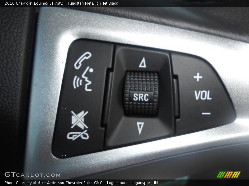 Tungsten Metallic / Jet Black 2016 Chevrolet Equinox LT AWD
