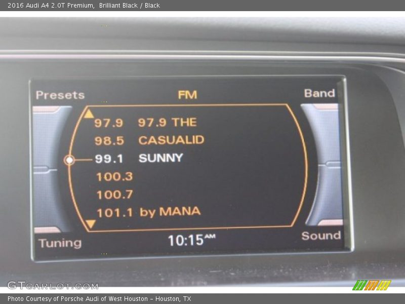 Brilliant Black / Black 2016 Audi A4 2.0T Premium