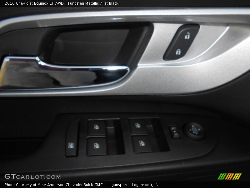 Tungsten Metallic / Jet Black 2016 Chevrolet Equinox LT AWD