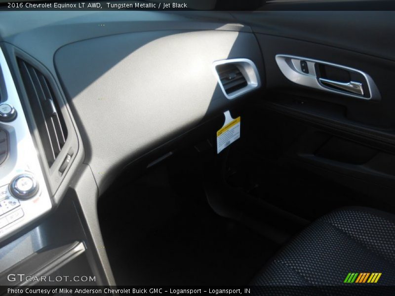 Tungsten Metallic / Jet Black 2016 Chevrolet Equinox LT AWD
