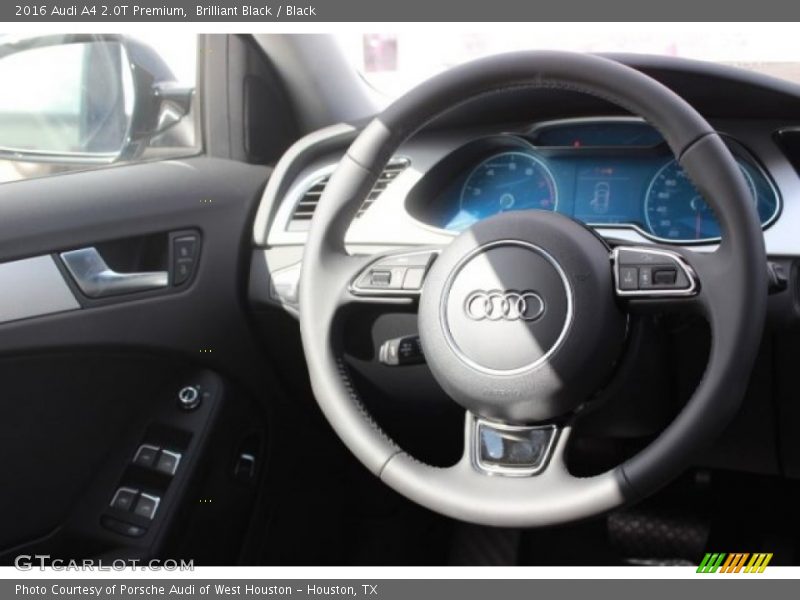 Brilliant Black / Black 2016 Audi A4 2.0T Premium