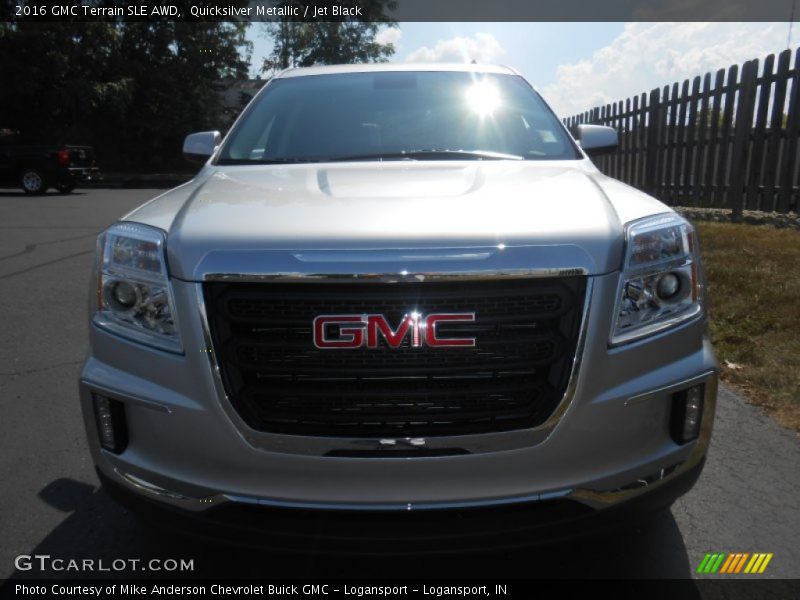 Quicksilver Metallic / Jet Black 2016 GMC Terrain SLE AWD