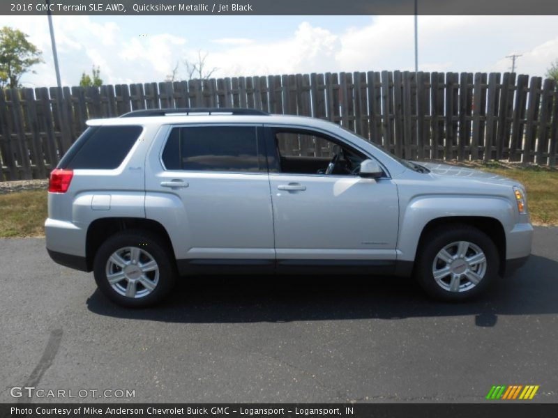 Quicksilver Metallic / Jet Black 2016 GMC Terrain SLE AWD