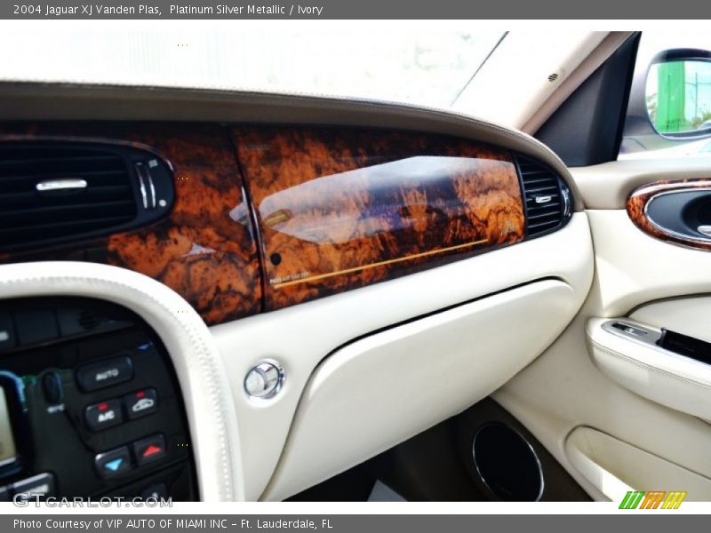 Platinum Silver Metallic / Ivory 2004 Jaguar XJ Vanden Plas
