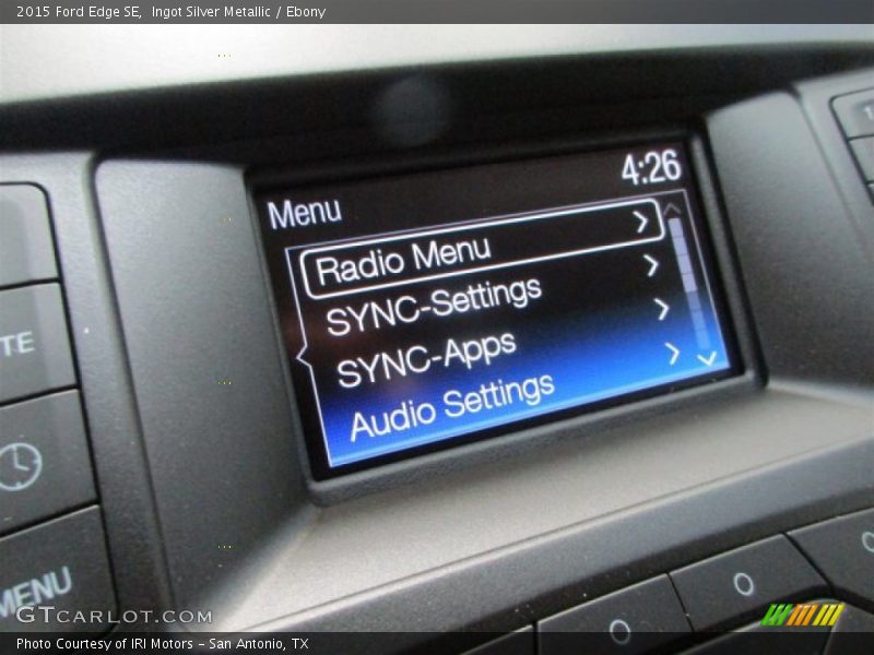 Ingot Silver Metallic / Ebony 2015 Ford Edge SE