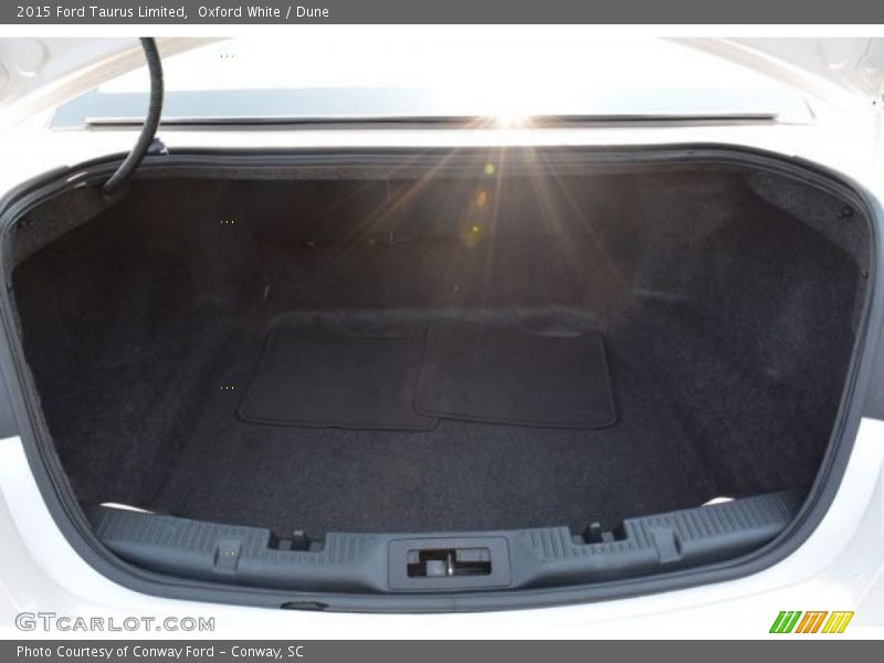 Oxford White / Dune 2015 Ford Taurus Limited