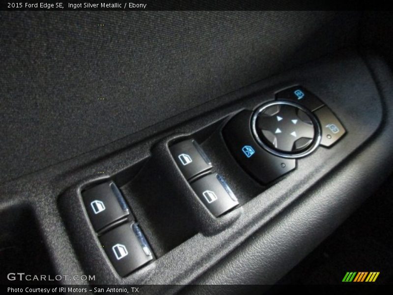 Ingot Silver Metallic / Ebony 2015 Ford Edge SE