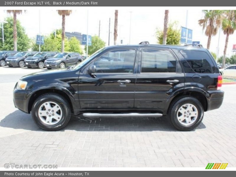 Black / Medium/Dark Flint 2007 Ford Escape XLT V6