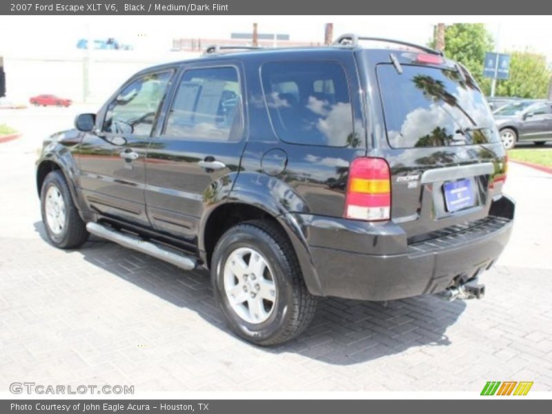 Black / Medium/Dark Flint 2007 Ford Escape XLT V6
