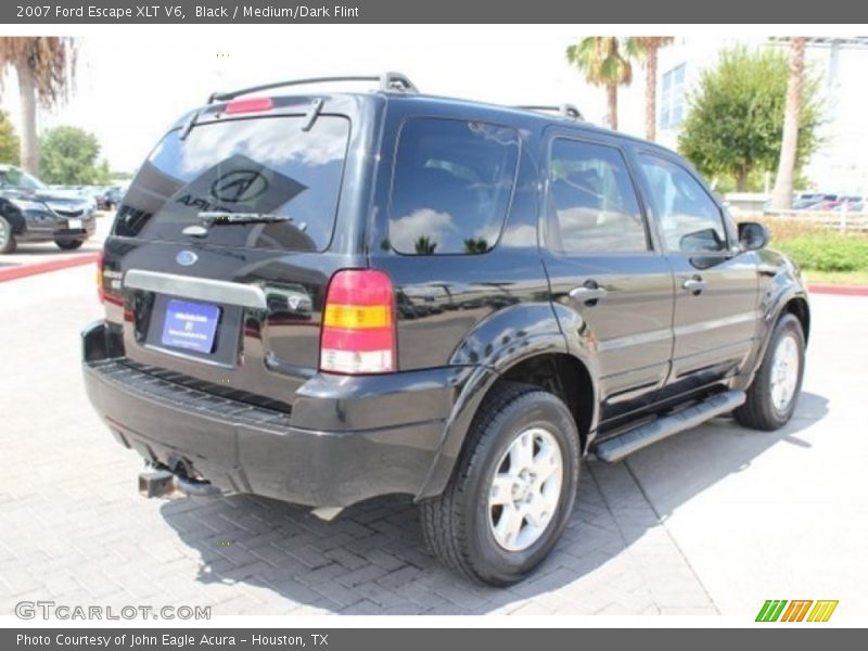 Black / Medium/Dark Flint 2007 Ford Escape XLT V6