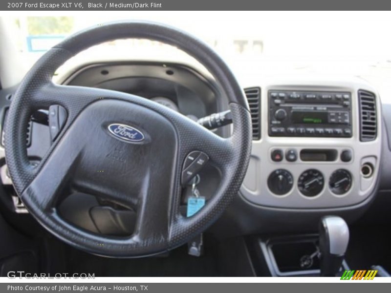 Black / Medium/Dark Flint 2007 Ford Escape XLT V6