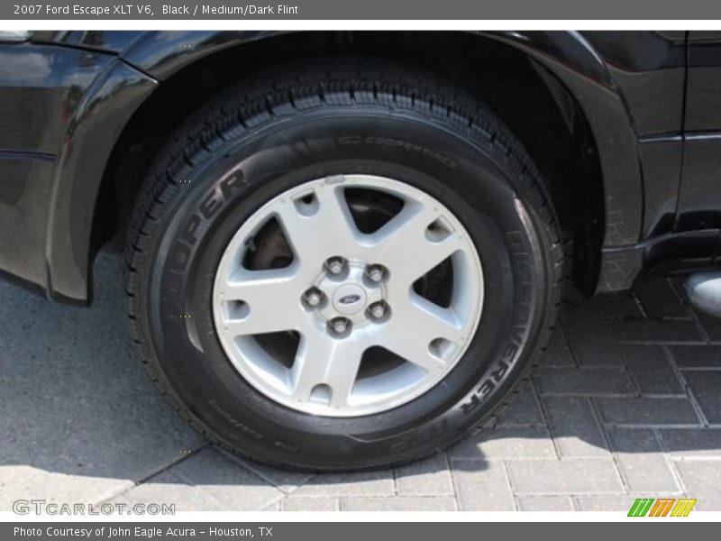 Black / Medium/Dark Flint 2007 Ford Escape XLT V6