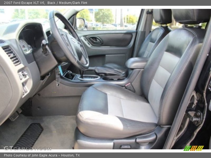 Black / Medium/Dark Flint 2007 Ford Escape XLT V6