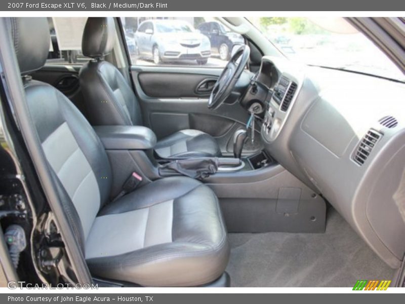 Black / Medium/Dark Flint 2007 Ford Escape XLT V6