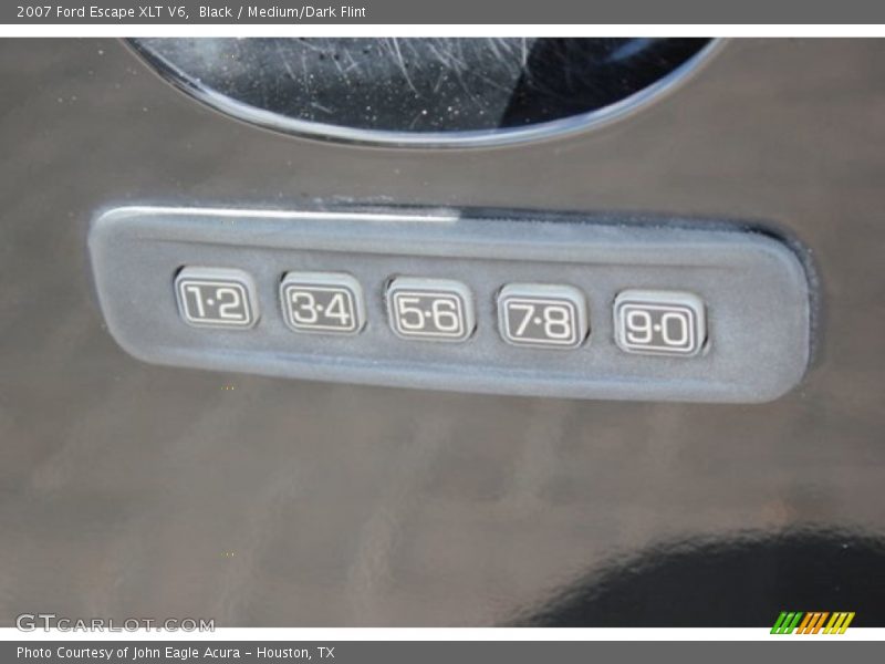Black / Medium/Dark Flint 2007 Ford Escape XLT V6