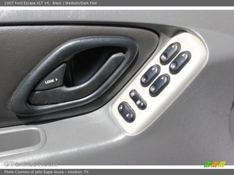 Black / Medium/Dark Flint 2007 Ford Escape XLT V6