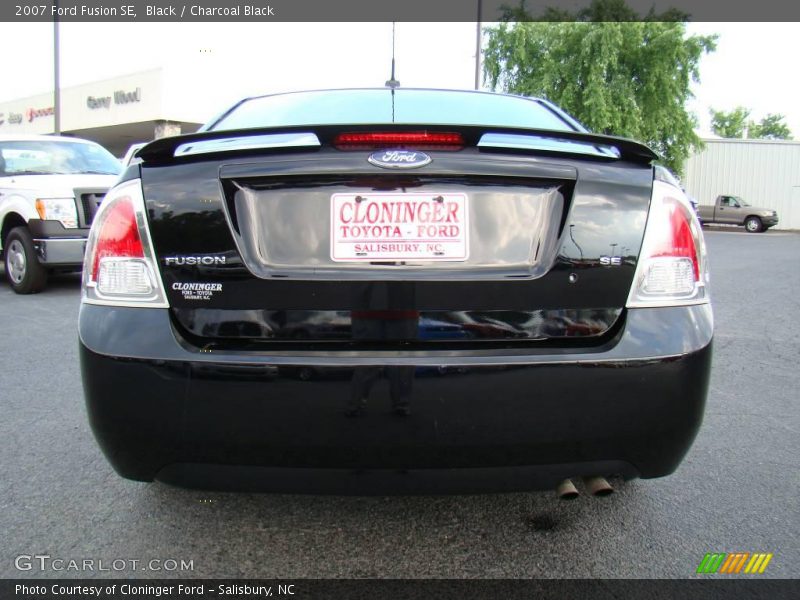 Black / Charcoal Black 2007 Ford Fusion SE