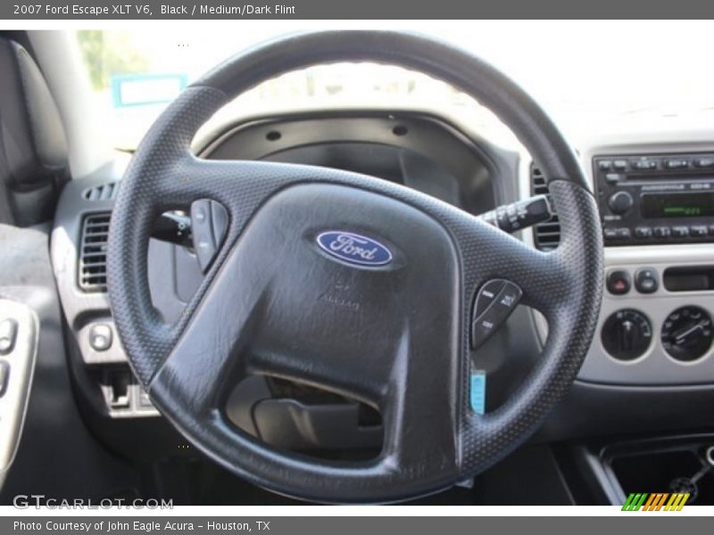 Black / Medium/Dark Flint 2007 Ford Escape XLT V6